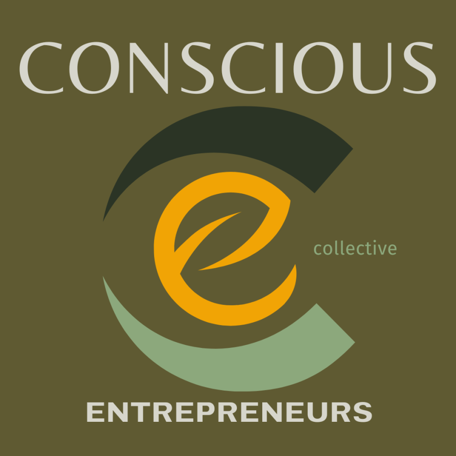 sytlised C and E with the words conscious entrepreneurs collective written around the letters
