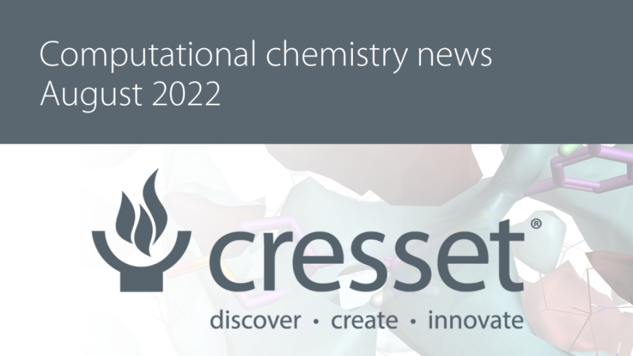 Computational chemistry news from Cresset, including: custom force fields, molecular dynamics, molecular scaffolds, clustering algorithms in Spark, Cresset Discovery, small molecule design.