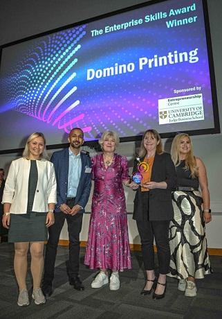 Domino Printing wins Enterprise Skills award