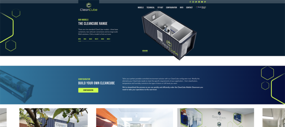 New CleanCube website