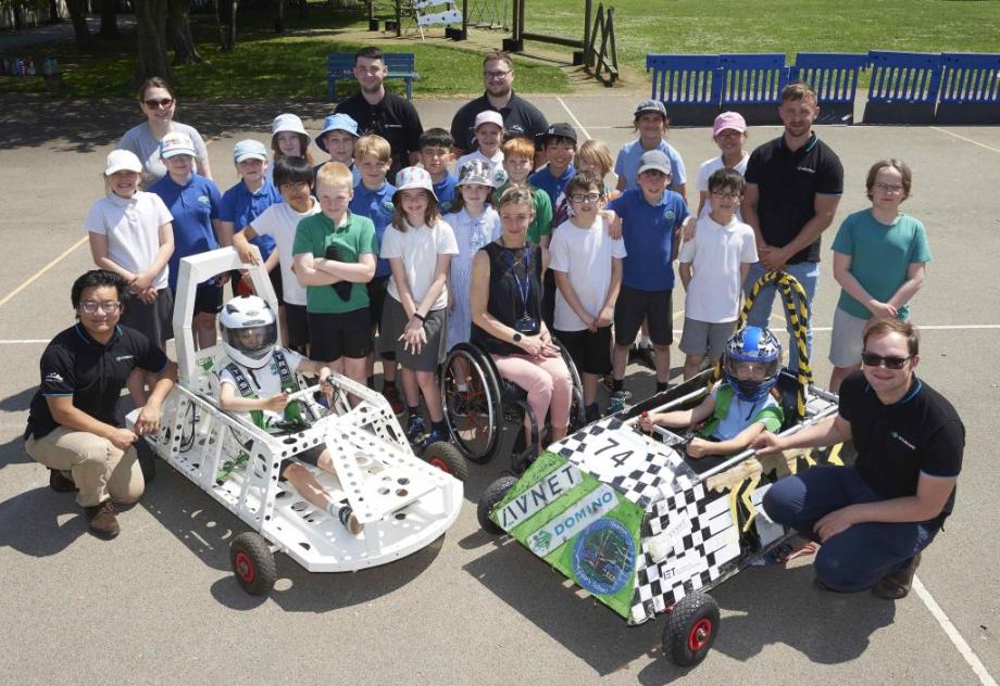 Domino Printing Partners With Local Primary School on Greenpower Project