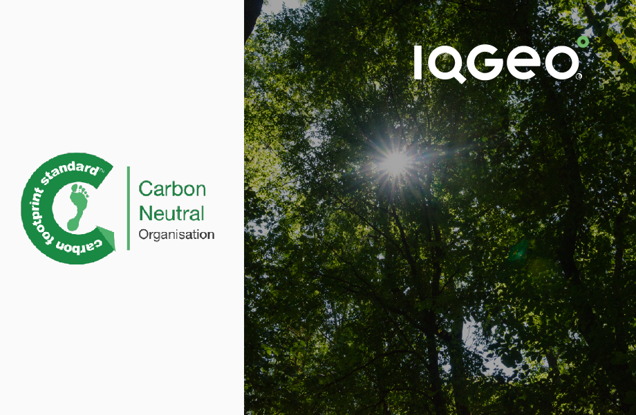 IQGeo carbon neutral organisation
