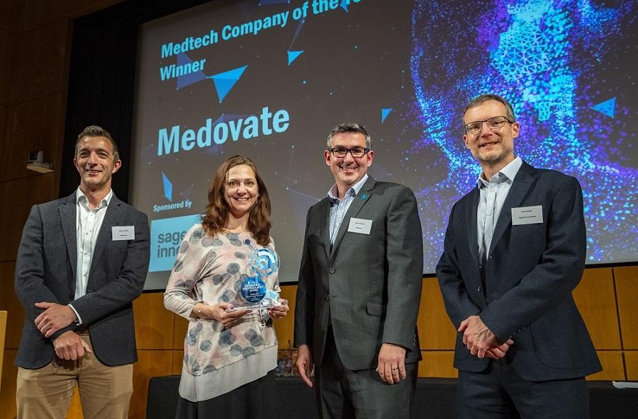 Medovate awarded Medtech Company of the year at the Cambridge Independent Science & Technology Awards 2021-22