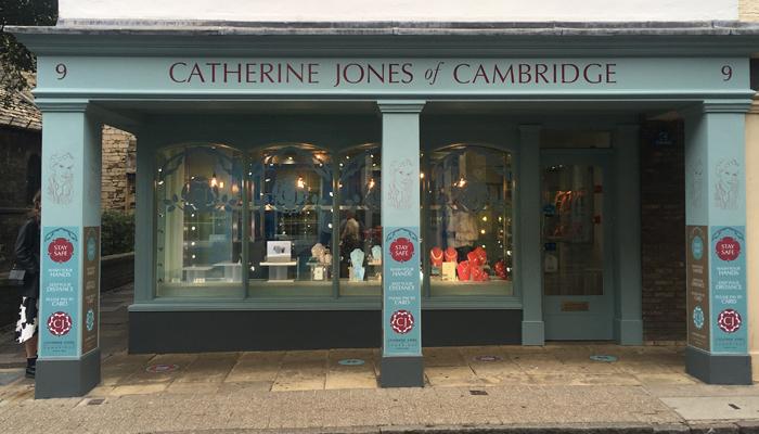 Catherine Jones of Cambridge, jeweller new branding elements