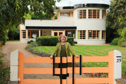 Founder, Karen Roem, in front of the training venue