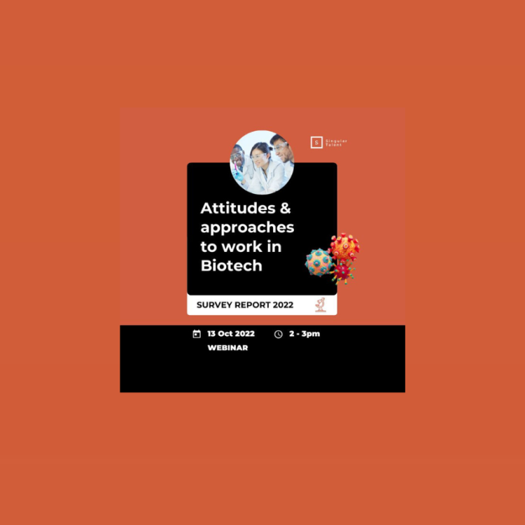 Webinar graphic showing date and time