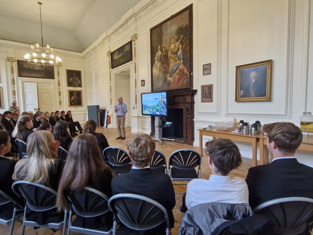 Professor Jamie Woodward at Kimbolton School