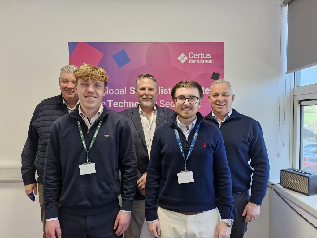 From left – Greg Clay, Ben Hooton, Justin Byrne, Joe Warren, Lee Thompson. Picture credit – Sian Garwood, EpiCentre.