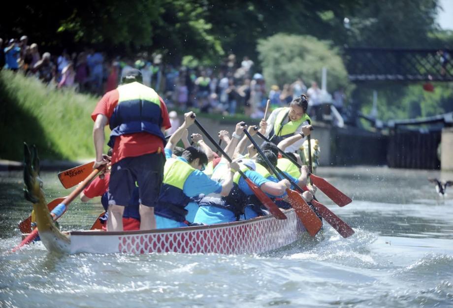 Dragon boat racing
