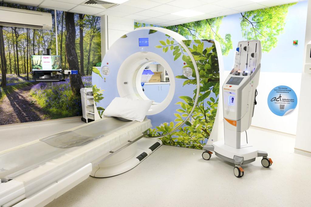 ACT supporters fund the vinyl wrap for Addenbrooke's first CT scanner