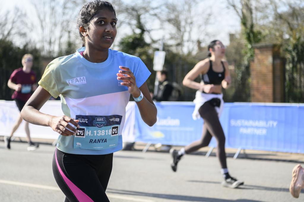 Runner in the TTP Cambridge Half Marathon