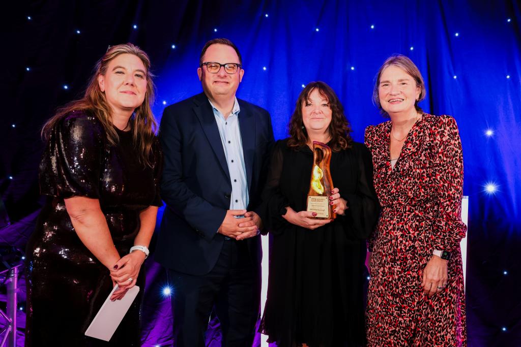 ARU team (4 people) at the Alliance Awards 