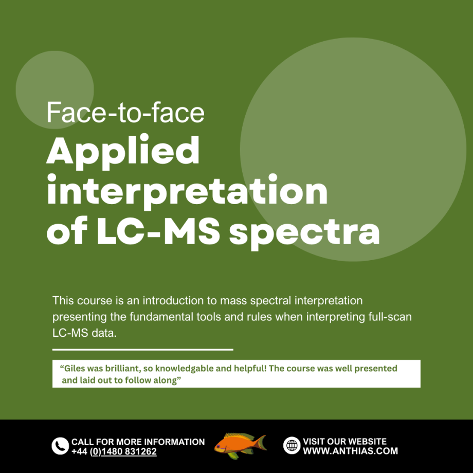 Applied interpretation  of LC-MS spectra