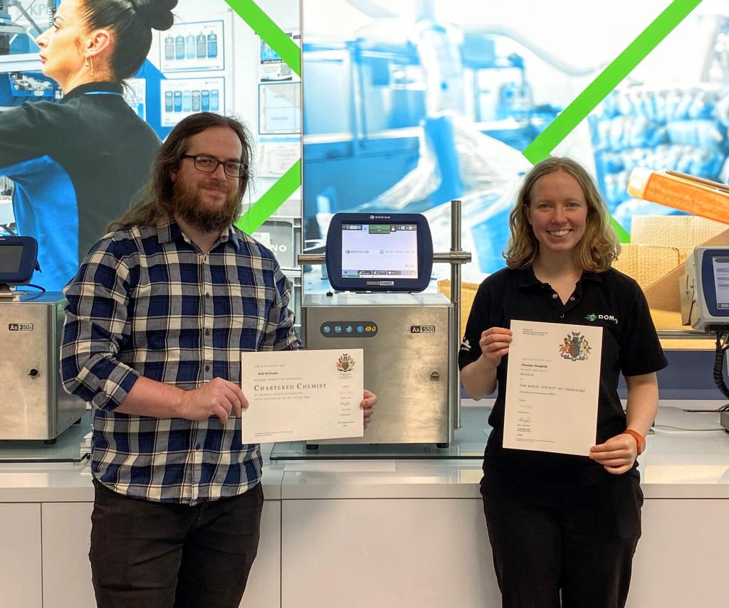 Chartered Chemist Accolade for Domino Employees