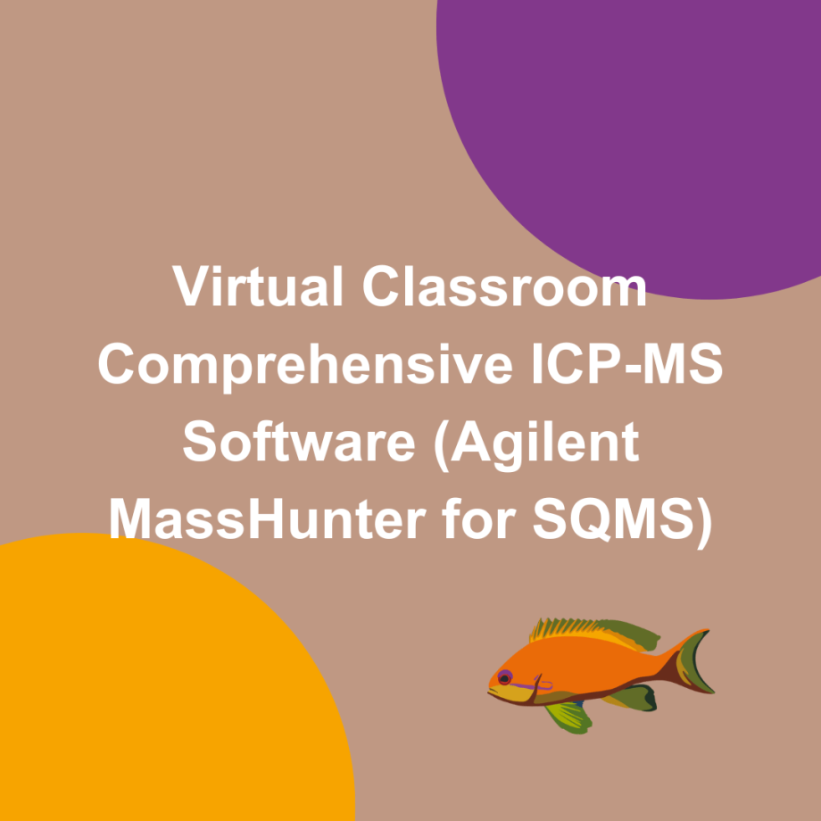 Comprehensive ICP-MS software (Agilent MassHunter for SQMS)