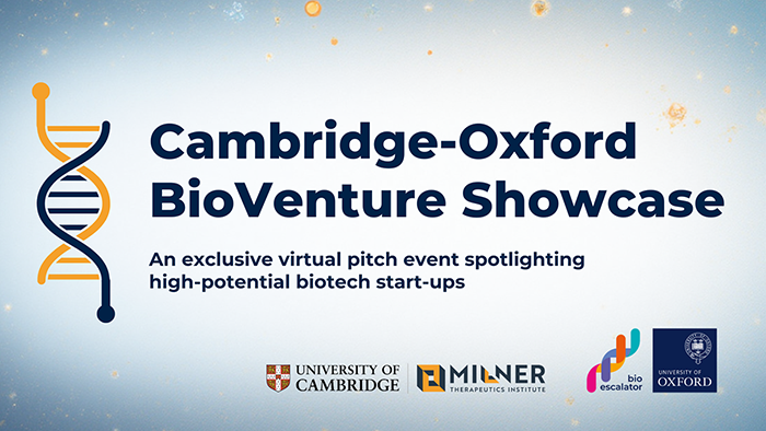 Cambridge-Oxford BioVenture Showcase - an exclusive virtual pitch event