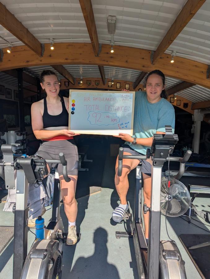 Cantabs Women's Senior Squad completes eight-hour fundraising fitness challenge for East Anglian Air Ambulance