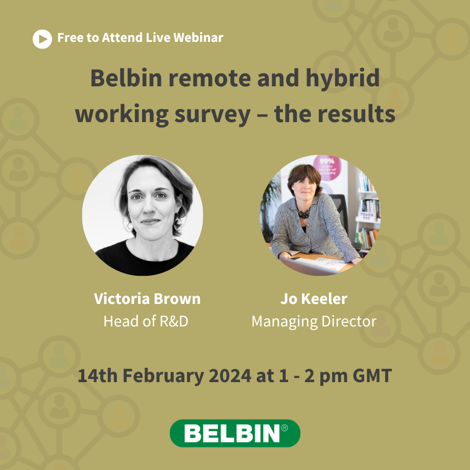 Free webinar | Belbin Remote and Hybrid Working Survey - The Results