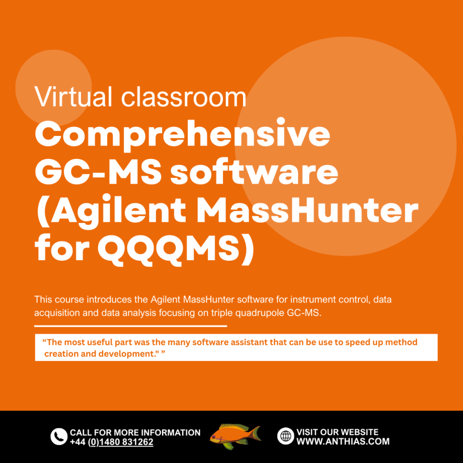 Comprehensive GC-MS software (Agilent MassHunter for QQQMS)