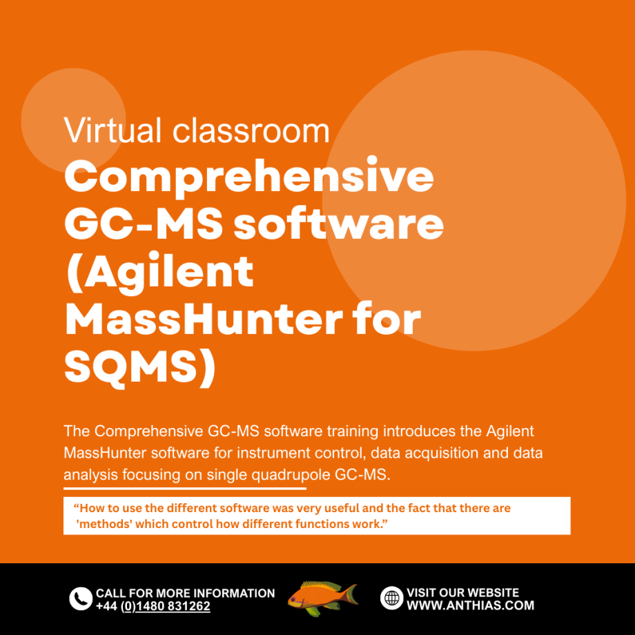Comprehensive  GC-MS software (Agilent MassHunter for SQMS)