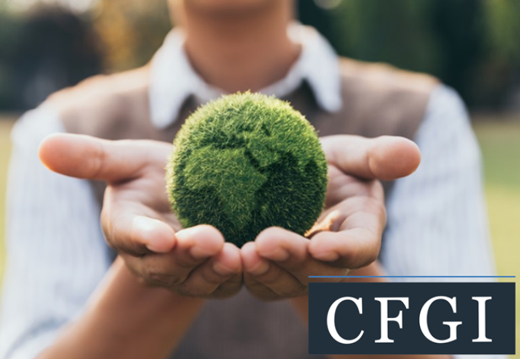 CFGI Logo with ESG graphic.