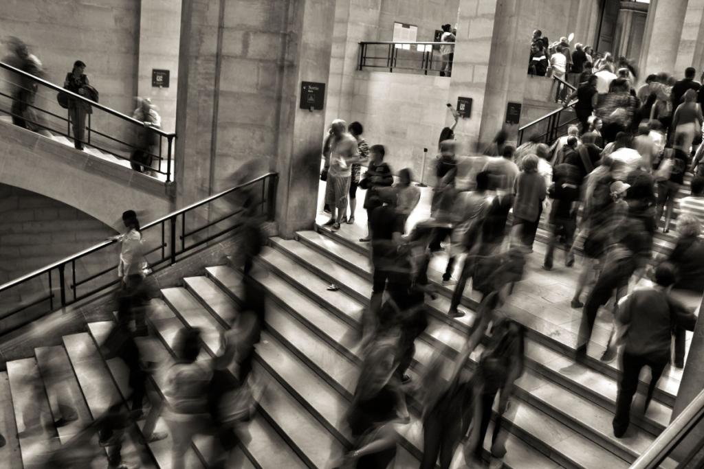 A busy station full of people. A great place to sit and experience all types of human behaviour. 