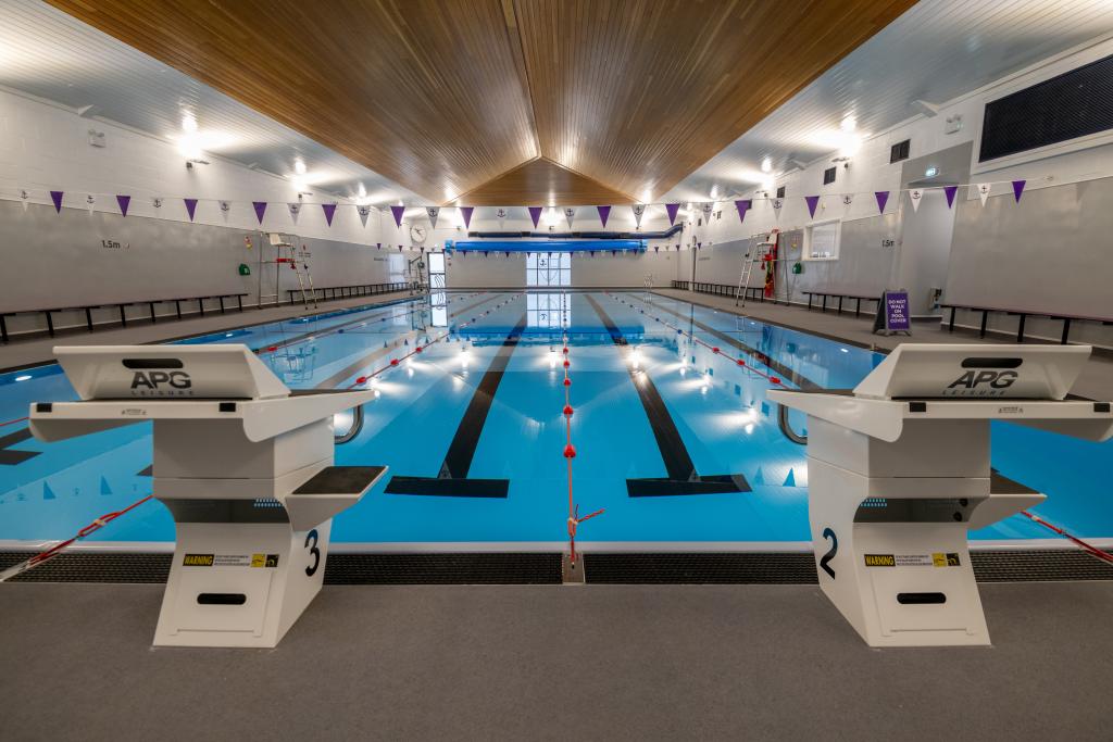 Swimming pool at Kimbolton School, Cambridgeshire