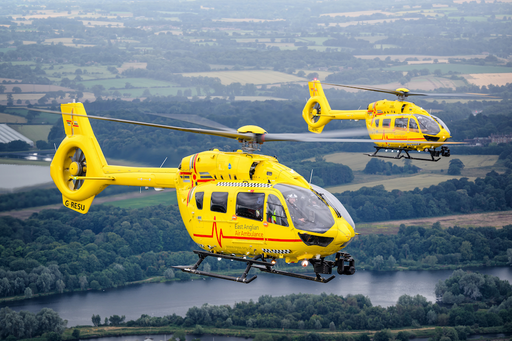 Landmarks across Cambridge to light up in support of East Anglian Air Ambulance during Air Ambulance Week