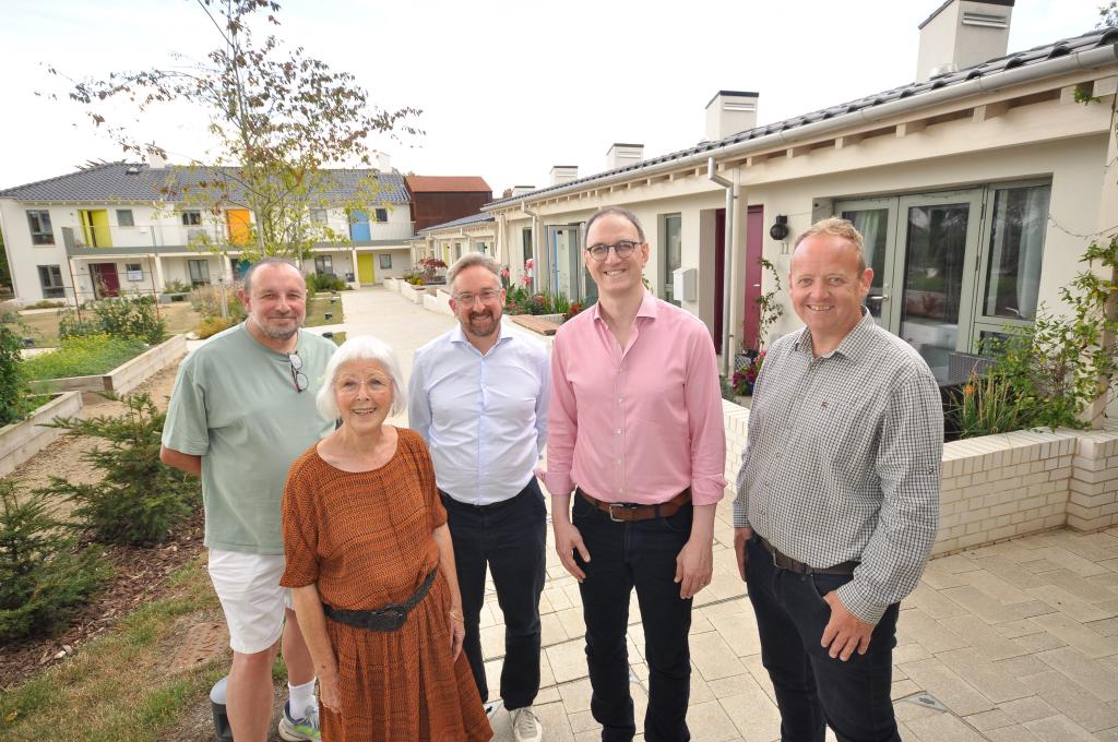MP Visits Award-winning Almshouse Development