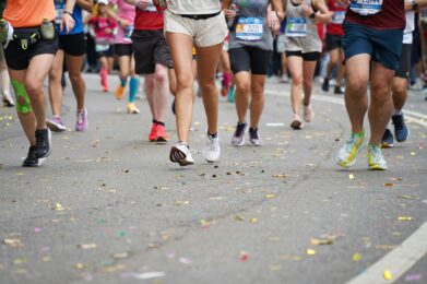 London Marathon runners