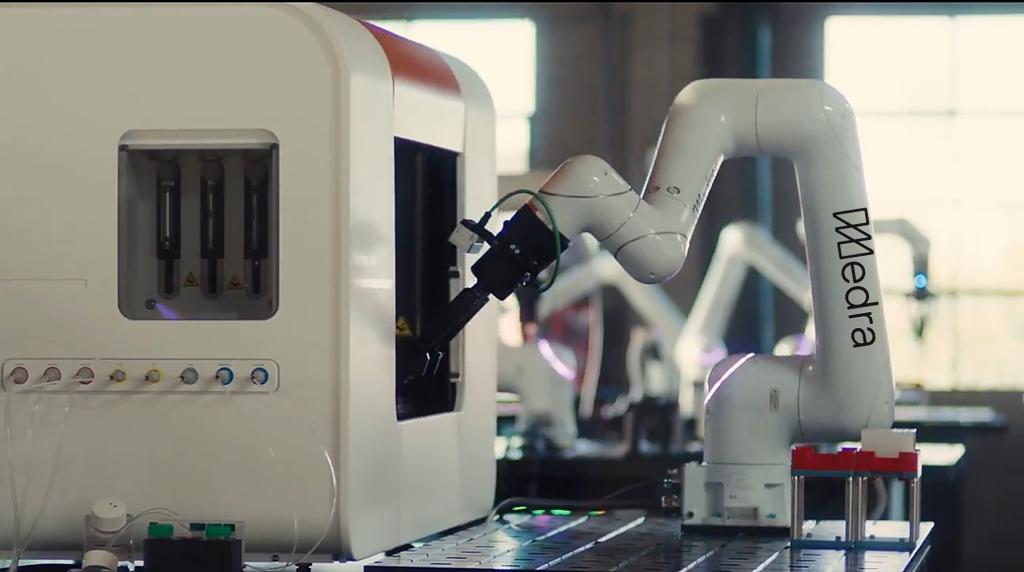 Medra AI is a pioneer in Lab-in-the-Loop deployment for drug discovery where Carterra’s LSA-XT (shown here) is a workhorse generating more antibody binding data than any other platform