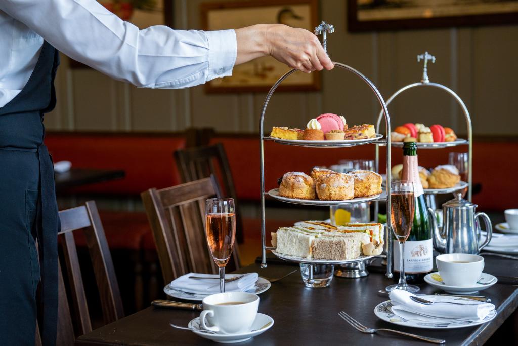 Afternoon tea at the University Arms Cambridge
