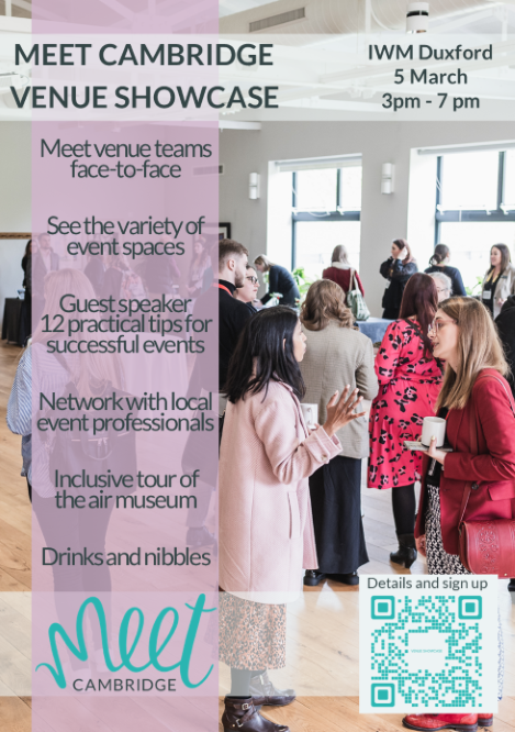 Meet Cambridge Venue Showcase at IWM Duxford 5 March 2026