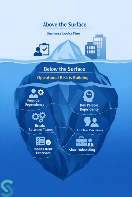 Operational Risk lies below the surface ... when above everything seems fine ...