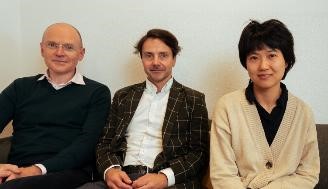 OutSee’s leadership team – James Peach (Left), COO, Dr Julian Gough (Centre), CEO and Founder, and Dr Chang Lu (Right), CSO