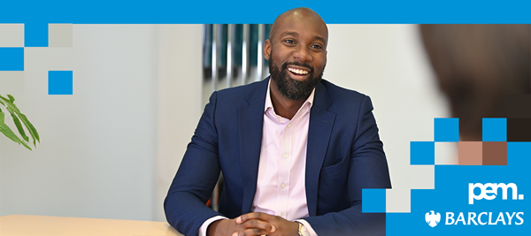 Philip Olagunju PEM and Barclays Logos