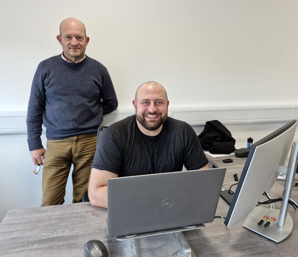 L to R: Andrew Ruff and Jason Collins - Credit: Sian Garwood 