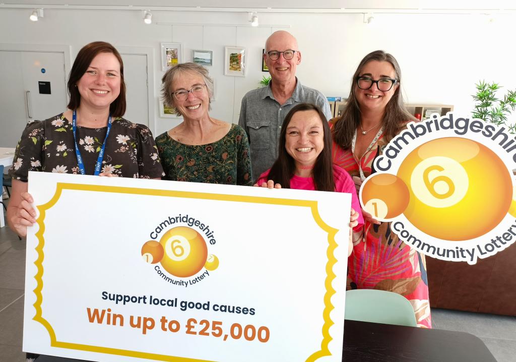 Local causes celebrate being part of the Cambridgeshire Community Lottery
