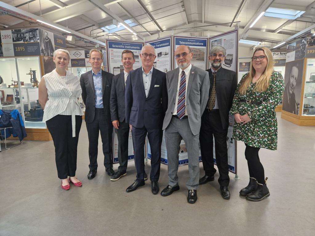 CEO and Trustees of Cambridgeshire Community Foundation and Trustees of Pye Foundation in the Pye Museum