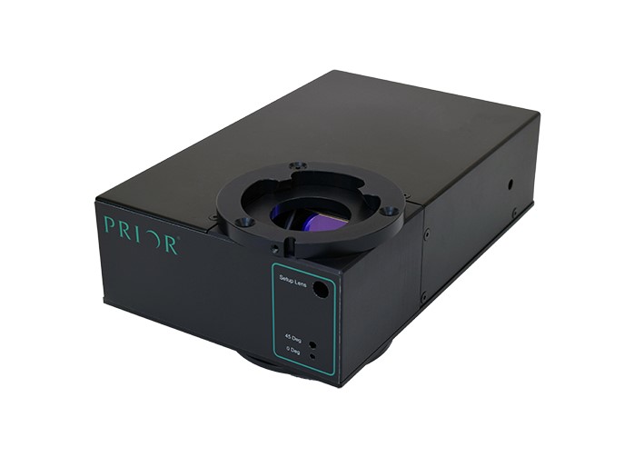 A black box-shaped instrument used to automatically focus microscopes