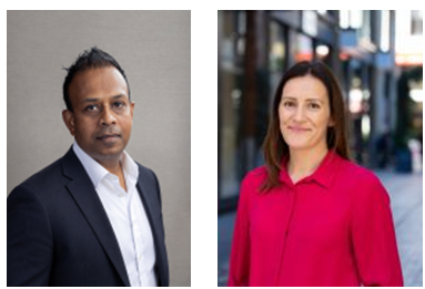 Muhunthan Thillai, Co-founder and CEO, Qureight and Inga Deakin, Partner, Molten Ventures