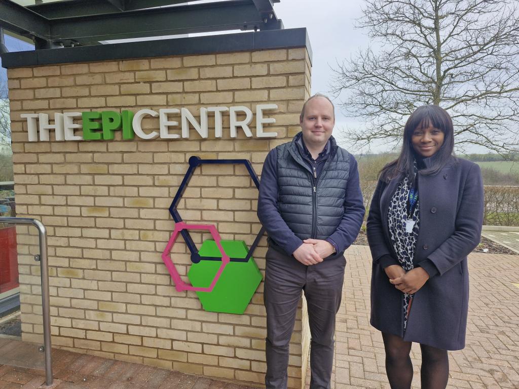 Left is Richard Foster (MD)  and right Vanessa Ngebih (Property Manager)