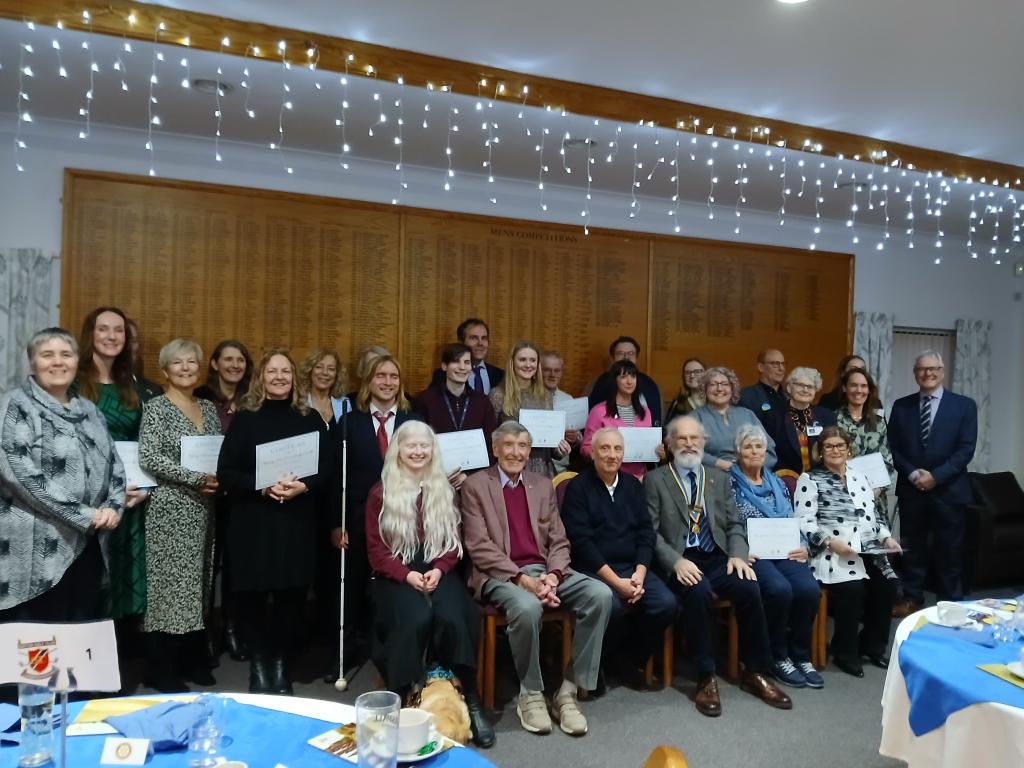 Group photo of charities that benefitted 