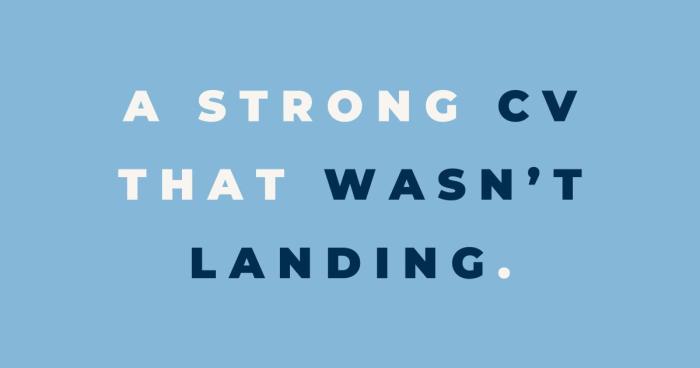 Sunny Future recently helped a senior operator with a strong CV that simply wasn’t landing.