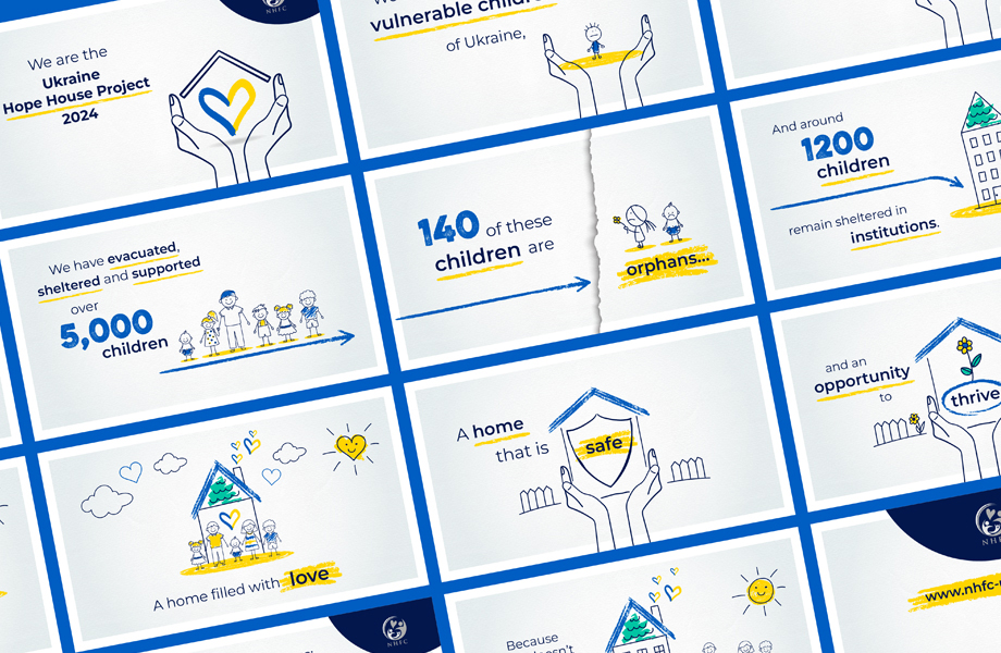 Animation for charity initiative helping orphaned children in Ukraine