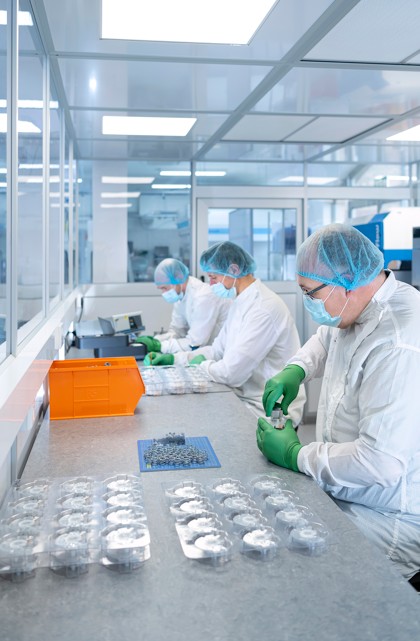 Medical device manufacturing scale-up in Cambridge