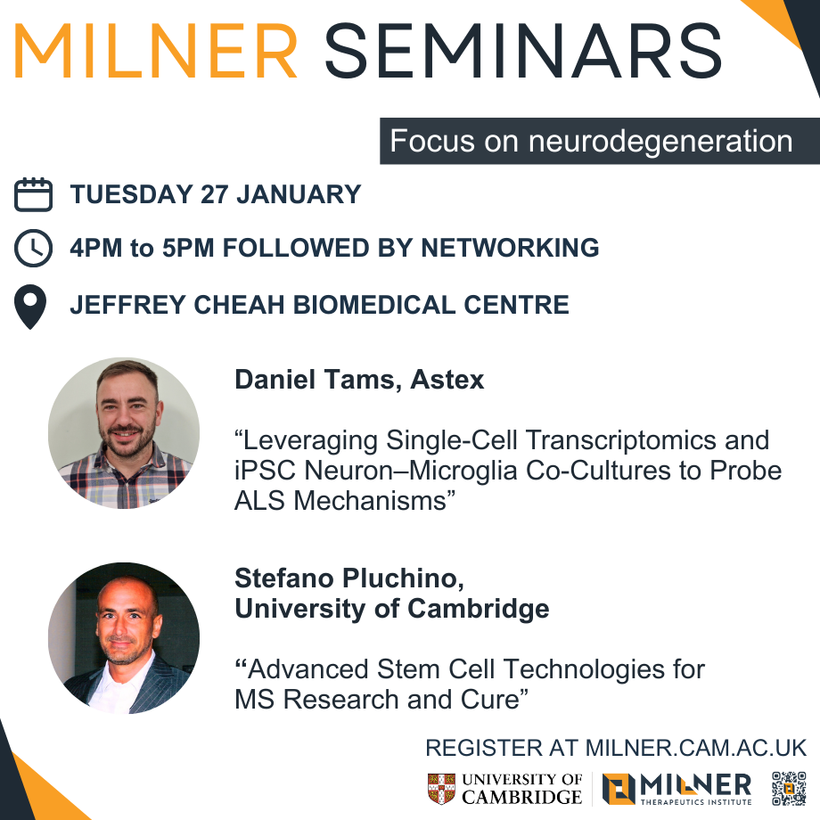 Milner Seminars - focus on neurodegeneration