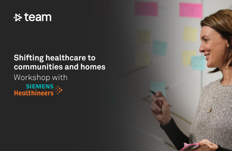 Image depicting Team Consulting's innovation workshop collaboration with Siemens Healthineers