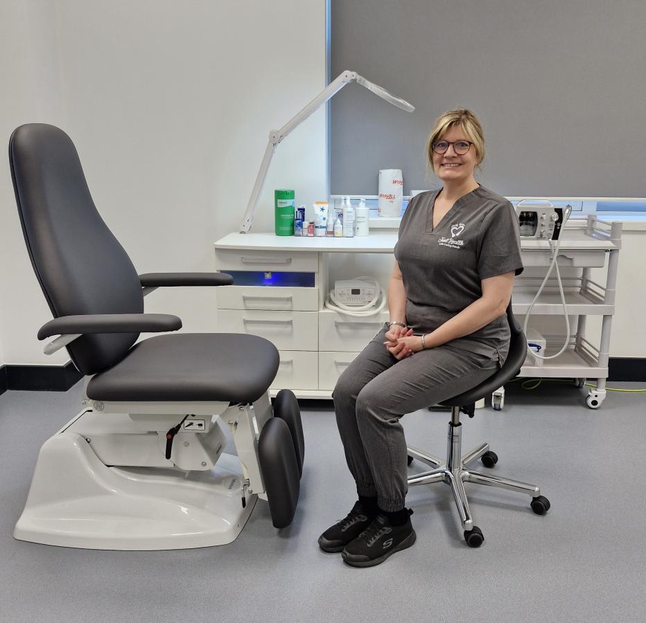 Sue Irvine of Foot Health with Caring Hands