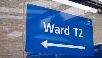 Sign for new Ward T2